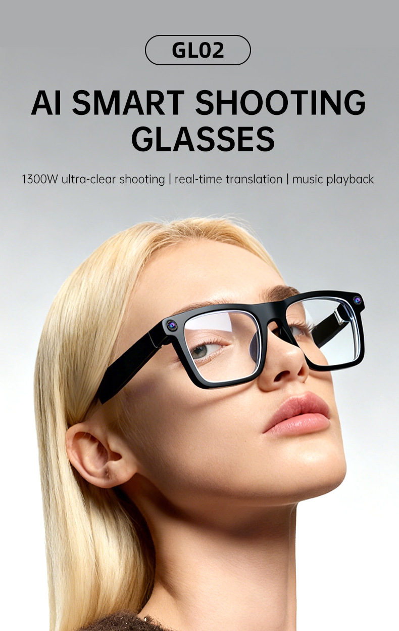 GL02 AI Smart Bril – 13MP-came - Smart Glasses Lens recensie en prijs