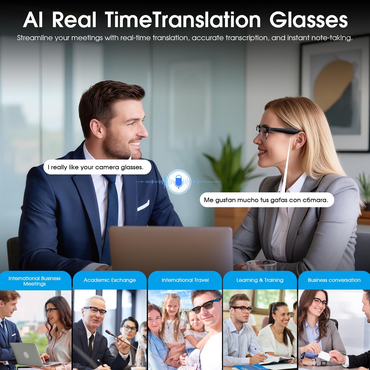 2026 Nieuwe 4K HD 800W Camera  - Smart Glasses Lens recensie en prijs